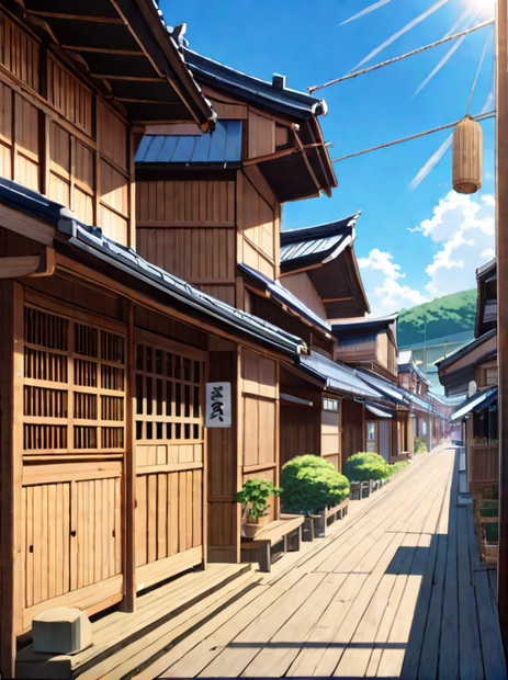 【無料】背景素材100枚【昭和日本夏昼晴天】