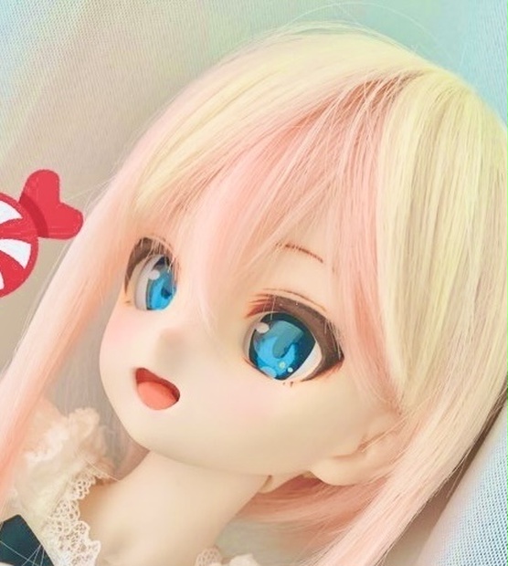 ドルフィードリーム MDD カスタムヘッド DDH-10 セミホワイト肌 ② - 人形