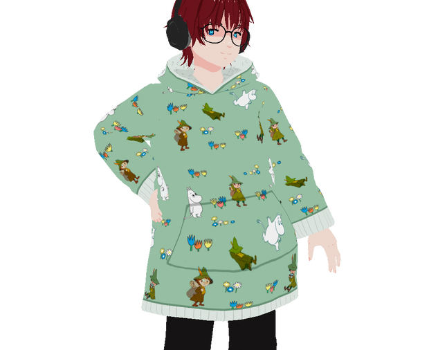 [VRoid] Moomin Hoodie