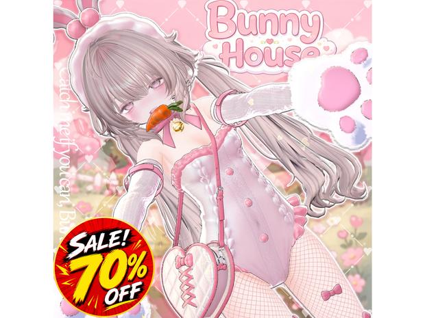 🚨 【 70% SALE 】🚨 ✩.°🐰【 Bunny House】🐰°.✩ [24 Avatar] 