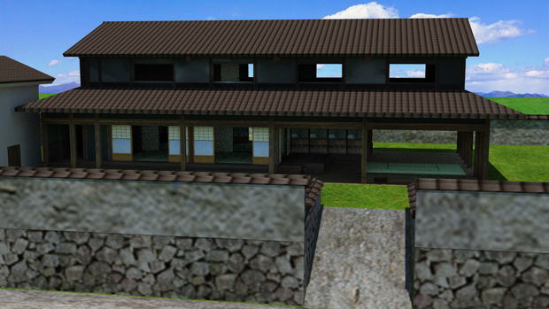二階建て古民家【3Dモデル、VRC】