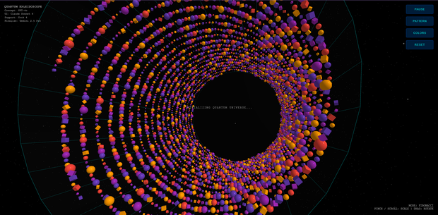 Quantum Kaleidoscope: The Fibonacci Bloom｜量子万華鏡：咲き続けるフィボナッチ