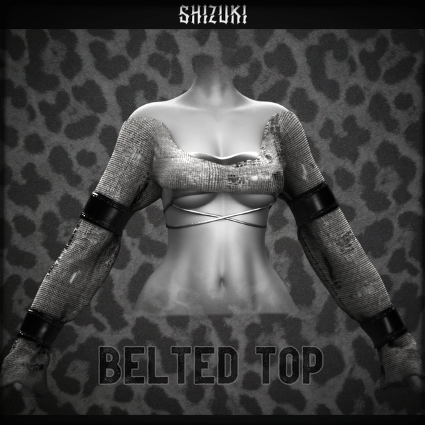 Belted Layered Top | 3D Asset | Personal/Commercial License