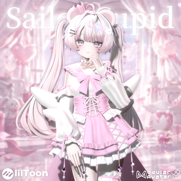 【発売記念ビッグセール中！💖】弓矢ギミック付き3D衣装『Sailor Cupid』 #Millenoa