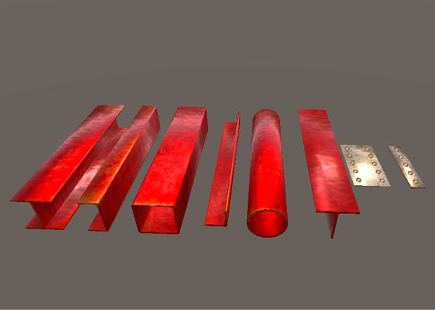 【3D小物】鉄骨