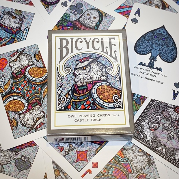 Bicycle owl best sale playing cards