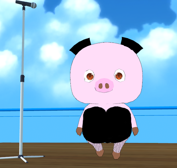 ぶたちゃんアバター用衣装(バニーガール)