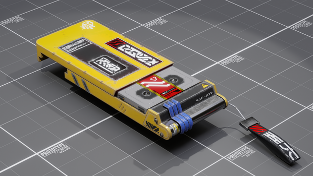 PMD_Mk1  Cyberpunk themed Walkman (VRChat)