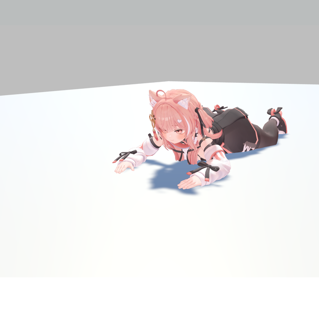 ずりばい移動！アニメーション