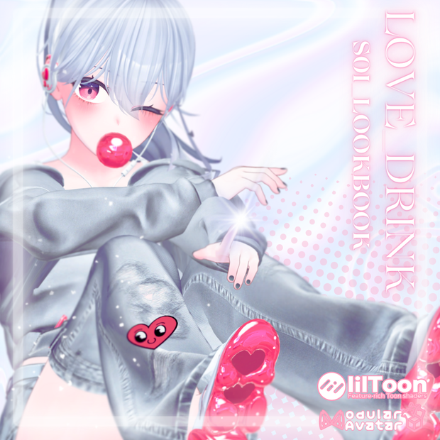 💗【On Sale !! 10アバター対応】 Love_Drink With S0i Lookbook 💗