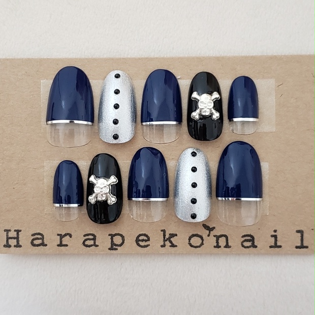 ヒプノシスマイク　碧棺左馬刻　痛ネイルチップ 久々痛ネイル💅 ヒプマイ左馬刻さま。 #痛ネイル #痛くない痛ネイル