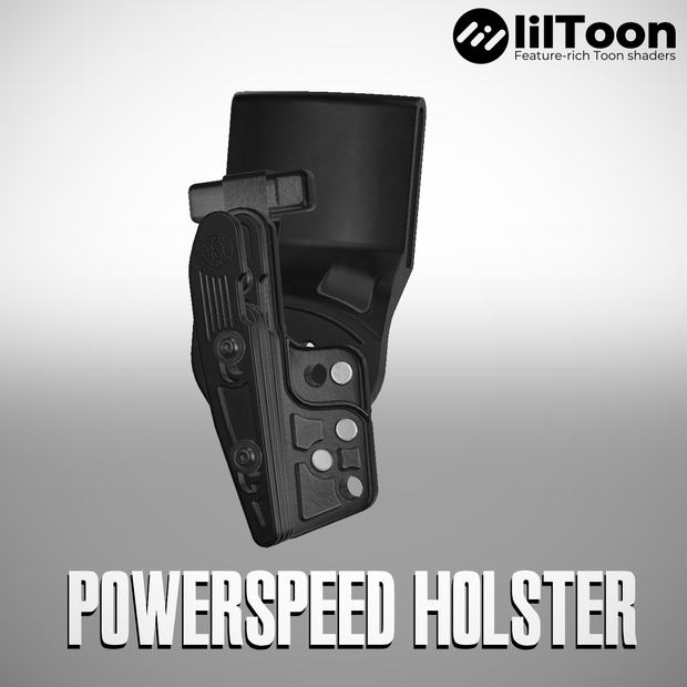 【VRChat想定】PowerSpeed Holster