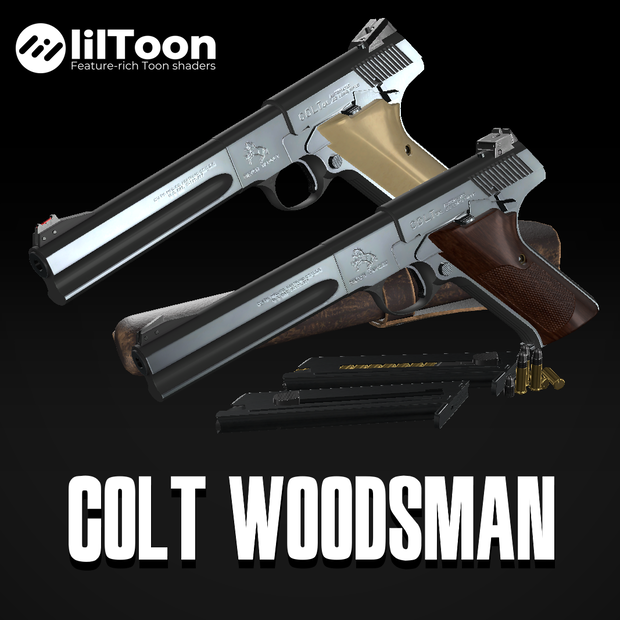 【VRChat想定】Colt Woodsman