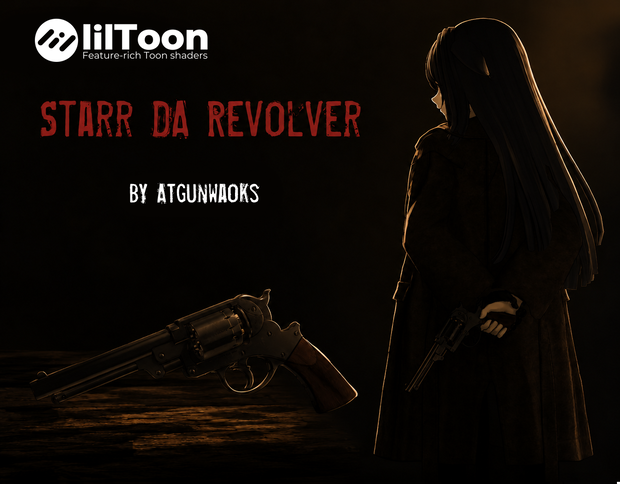 【VRChat想定】Starr Army Revolver