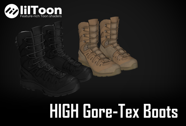 【複数アバター対応】HIGH Gore-Tex Boots