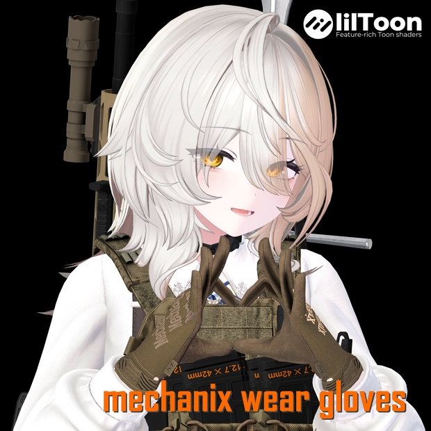 【複数アバター対応】mechanix wear gloves