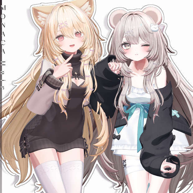 【13 avatars】【VRC Hair】♥ Monaca_Hair ♥
