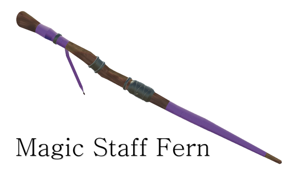 【VRC向け】葬送のフリーレン_フェルンの杖【武器】
