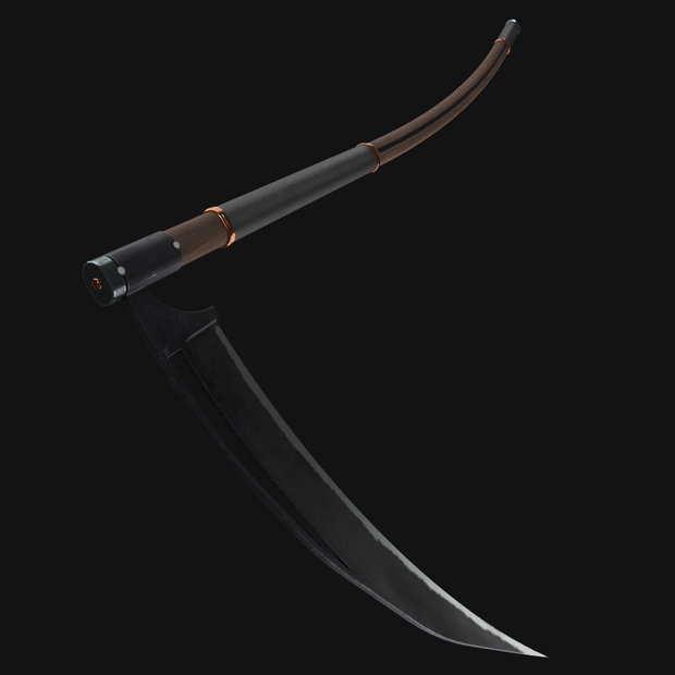 Fantasy Scythe (Halloween 2021) High Poly