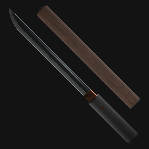 Shirasaya Tanto (Chizuru) (Leather Version)