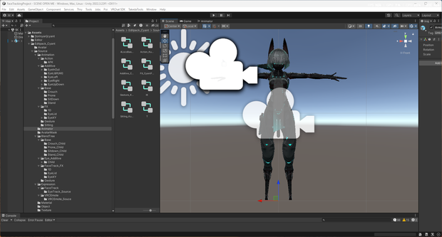 Cyant（VRCFT_ver5.0)＆MobileFirendly