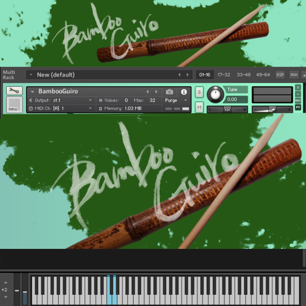 【ギロ音源】BambooGuiro for KONTAKT