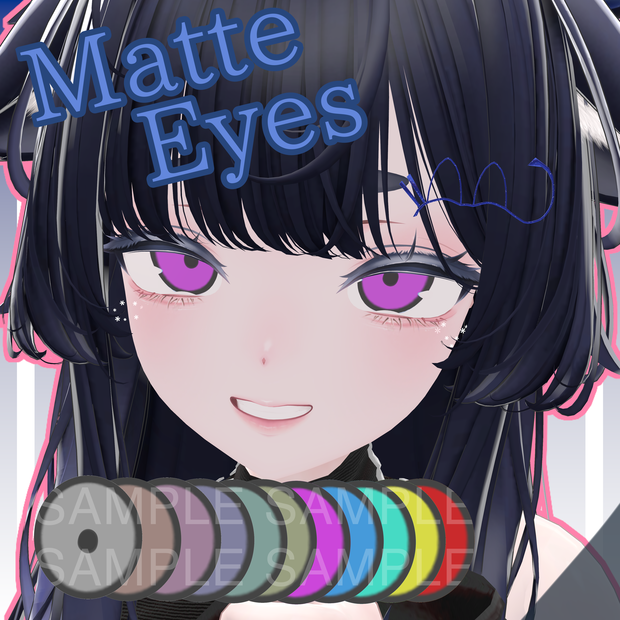 【6アバター対】Simple matte eyes 
