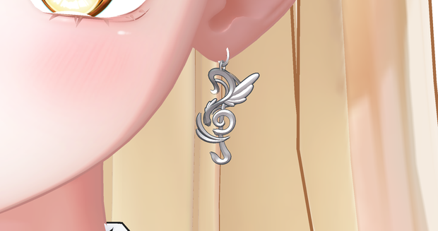 Earring 𝄞ト音記号のイヤリング