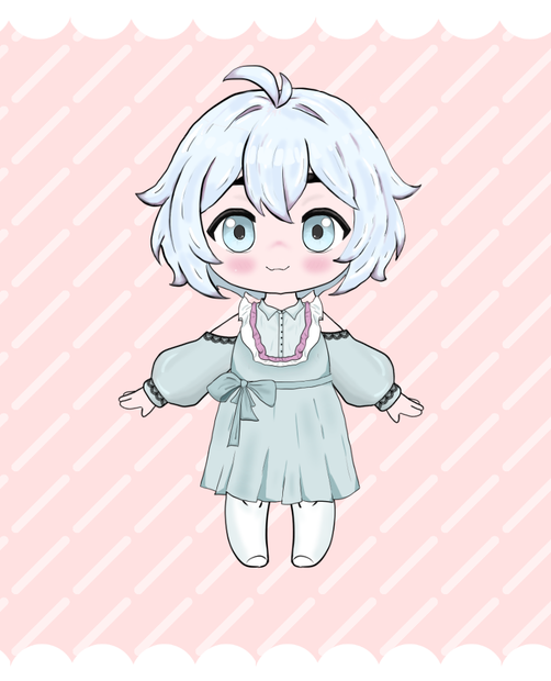 Ready-to-Use Chibi VTuber Model VTube Studio
