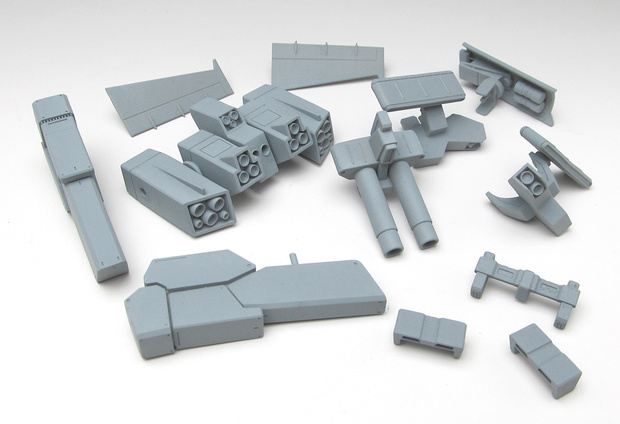 デリシャスガンダムType.A用、部品セットVer.0.8、3Dプリント用stlデータ