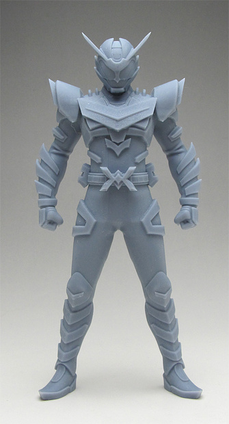 オリジナル仮面ライダー像A 頭長150ミリ、3Dプリント用stlデータ（AI活用）