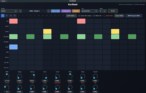 KorBeat【無償配布】