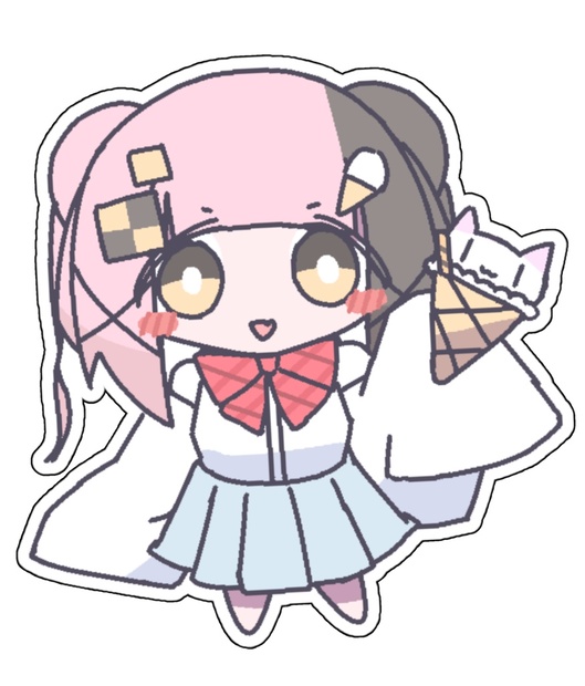 アイスちゃん アクリルキーホルダー - もちね薬局 - BOOTH