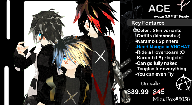 Ace -Envoy- Humanoid Original [3D Character]