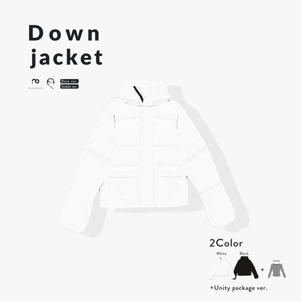 [VRoid Clothes] Down jacket