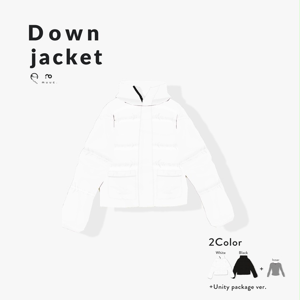 [VRoid Clothes ] Down jacket - muuc. web shop - BOOTH