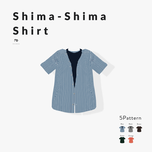 [Virtual Clothes] Shima-Shima Shirt