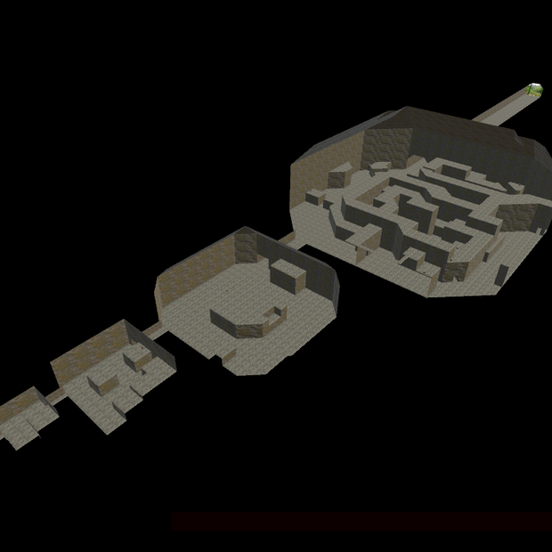 洞窟の3Dモデル