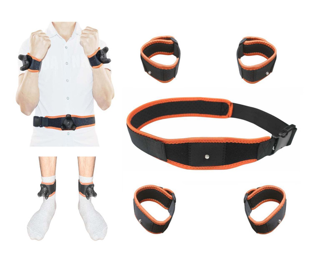 Jadery VRトラッカーベルト (2024年新モデル)腰＋腕＋足の5点セット、Ultimate Tracker、viveトラッカー、Tundraトラッカー用VRゲームフルトラ ストラップ