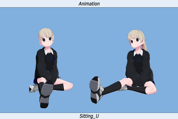 座りIdleモーション_06(Sitting Idle Motion)_Mir