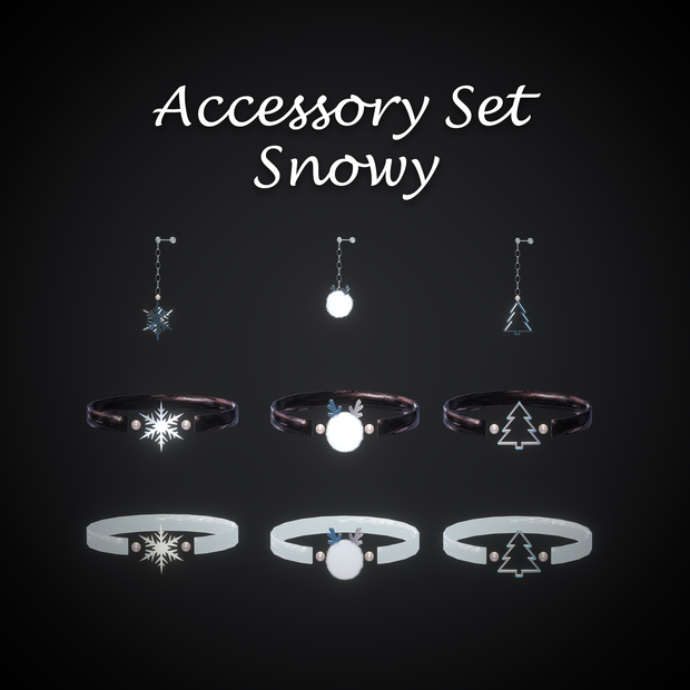 【アクセサリー】Accessory Set-Snowy