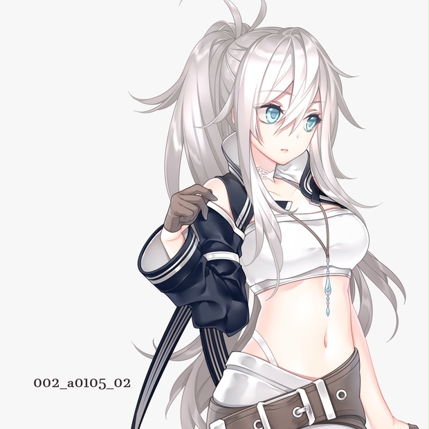 専用　専手描きイラスト　原画　オリジナル　水彩画　ポニーテール　リボン 専用 専手描きイラスト 原画 オリジナル 水彩画 ポニーテール