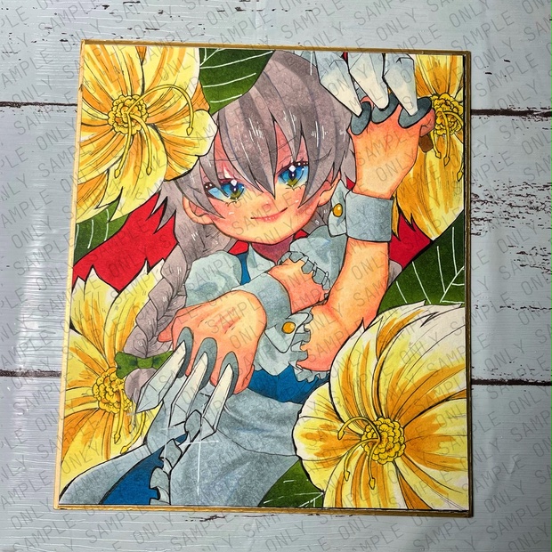 東方project イラスト色紙 5枚 セット 東方project イラスト色紙 5枚 セット