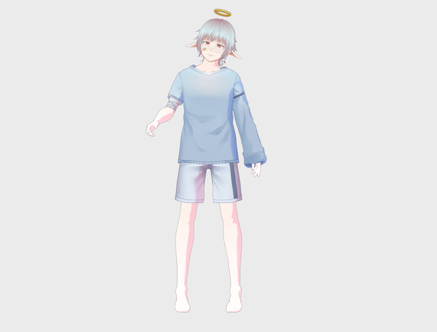 天使男の子 ANGEL BOY [VRM VROID] 3D MODEL AVATAR