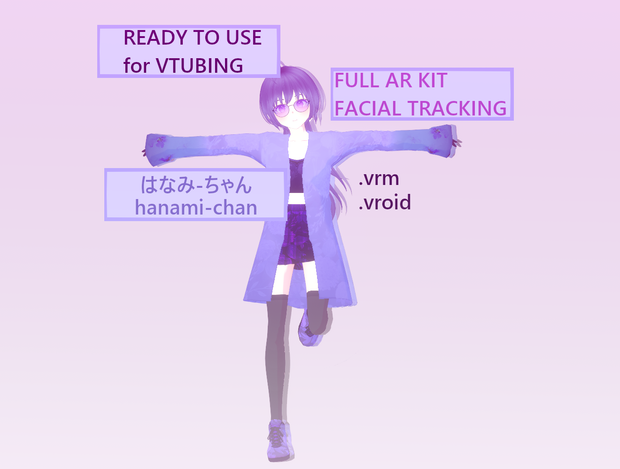 はなみ HANAMI [AR KIT TRACKING] VTuber Avatar