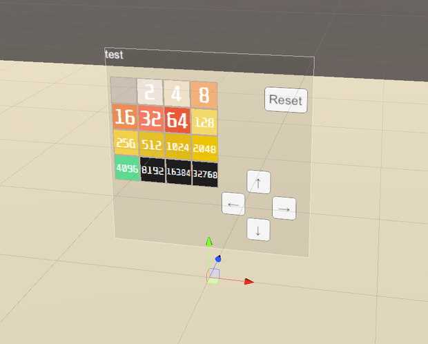 【SDK3用VRChatワールド用ギミック】2048