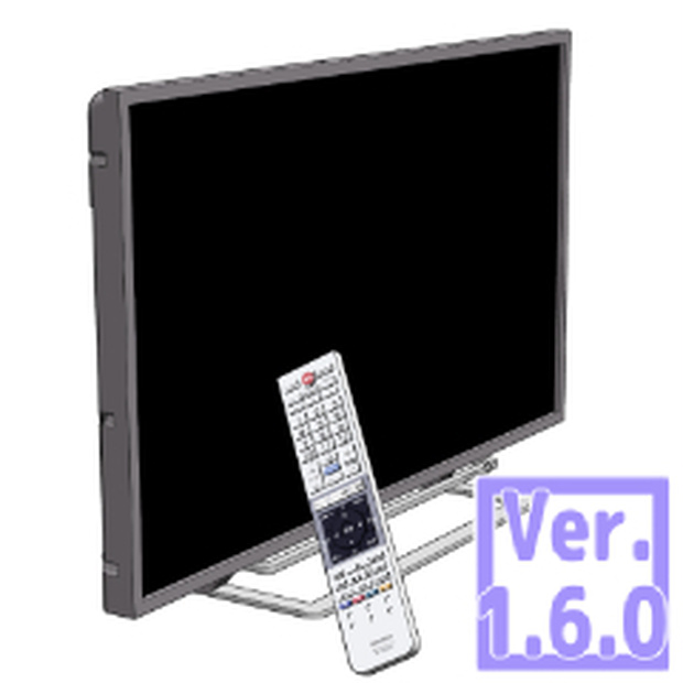 ３D　４Kデジタルテレビ (クリスタ1.6.0~・コミスタ用)　リモコン　４K