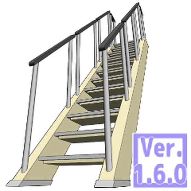 3​D　​階​段​​（クリスタ1.6.0~・コミスタ用）