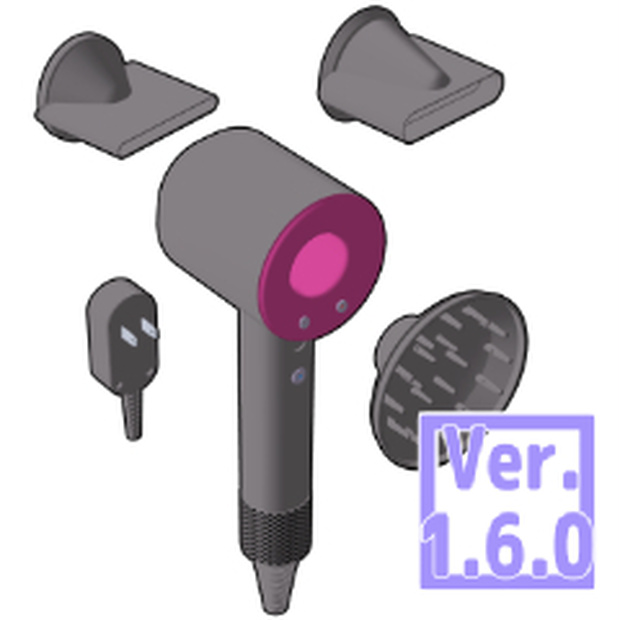 3D ヘアドライヤー （クリスタ1.6.0~・コミスタ用） 家電