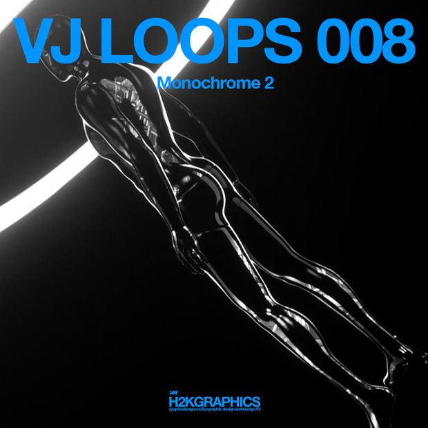 VJ素材 / VJ LOOPS 008:Monochrome2